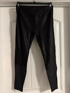 Black Faux Leather Leggings